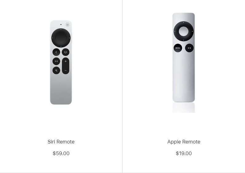 Buying Apple TV remote