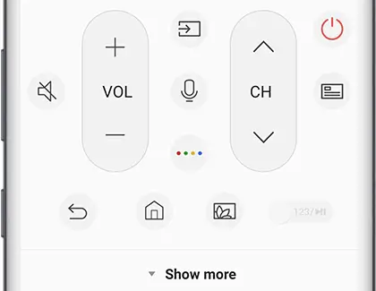 Samsung TV Remote App is now ready to use.