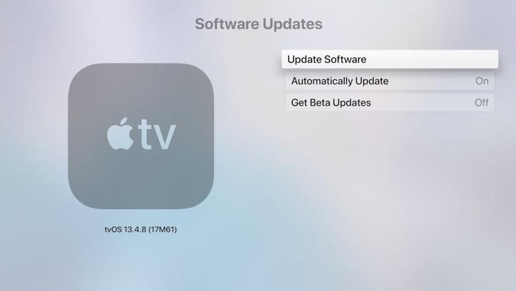 Update Software Apple TV apple tv remote app not working