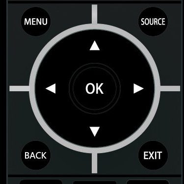 Navigation button on remote