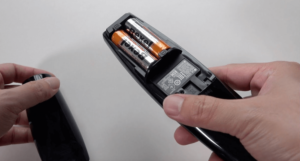 Replace LG TV remote batteries
