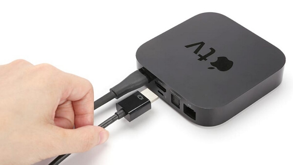 Unplug cable from the Apple TV