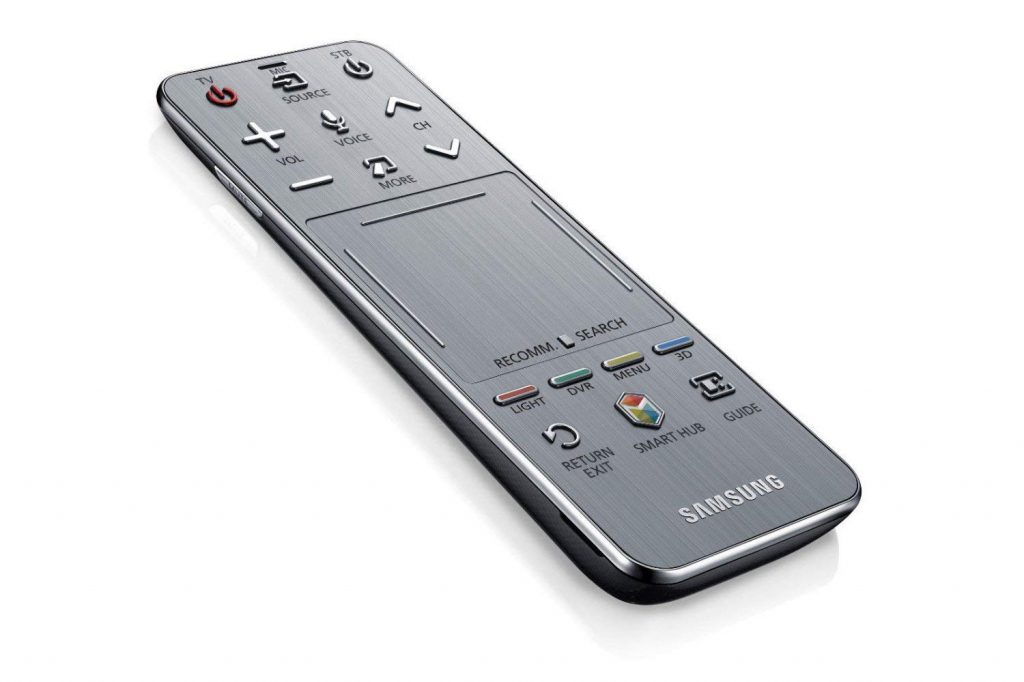 Touch pad on remote
