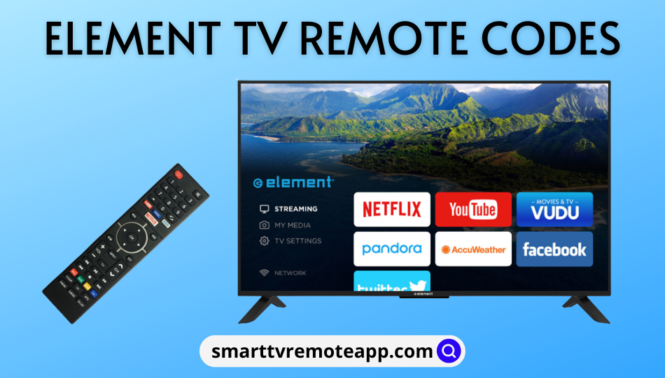 Element TV Universal Remote Codes with Program Guide