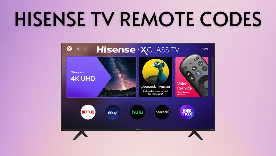  Universal Remote Control Codes for Hisense TV
