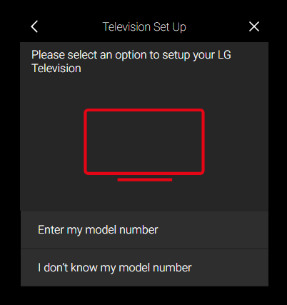 Enter model number to find your TV code