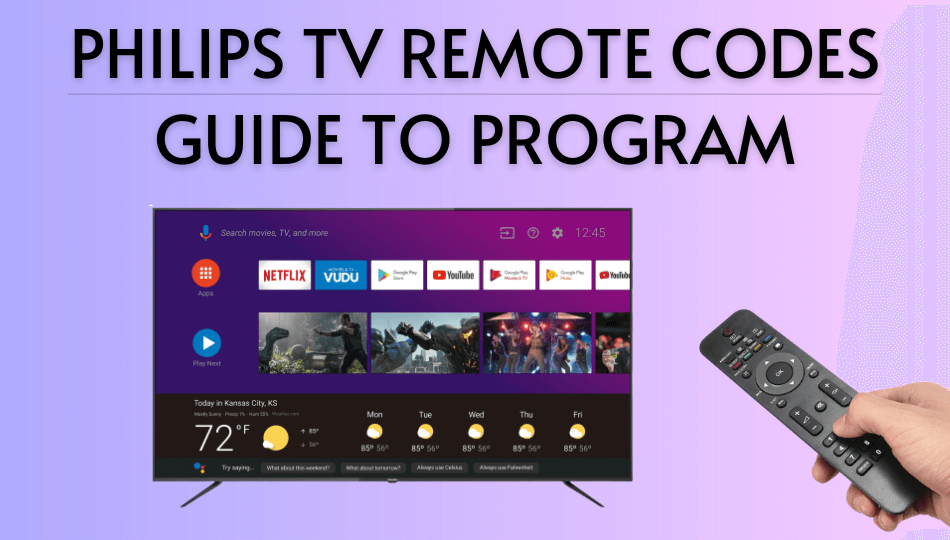 Philips TV Remote Codes