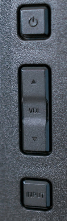 Vizio TV physical buttons