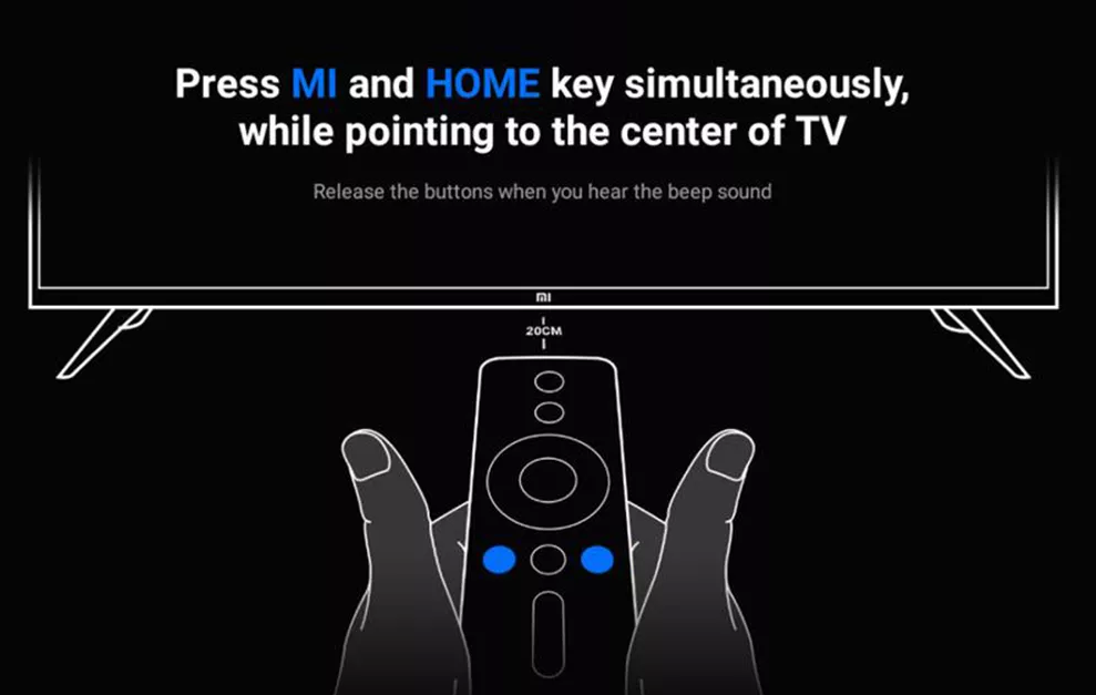 Pairing the Mi Bluetooth Voice Remote with the TV