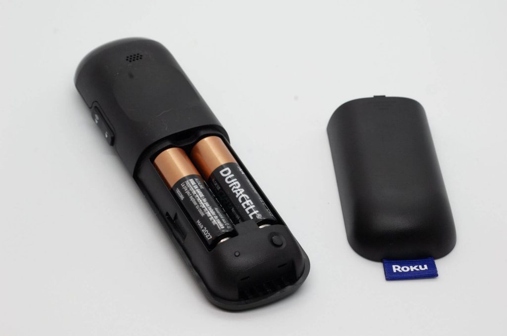 Replace the Roku remote batteries to fix Roku Remote Blinking Green Light
