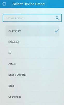 Select Device Brand