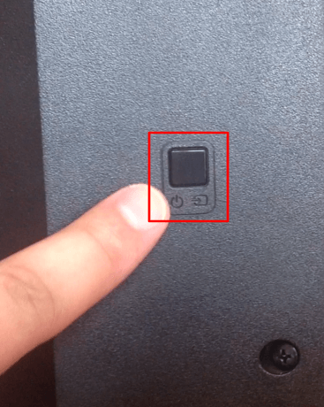 Physical power button on Samsung TV