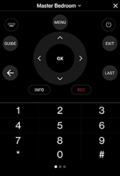 Fios TV Mobile remote interface