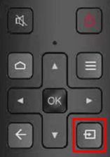 Input button on the TCL TV Remote
