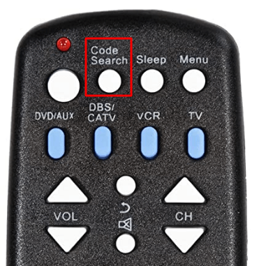 Code Search button on Magnavox MC345 remote