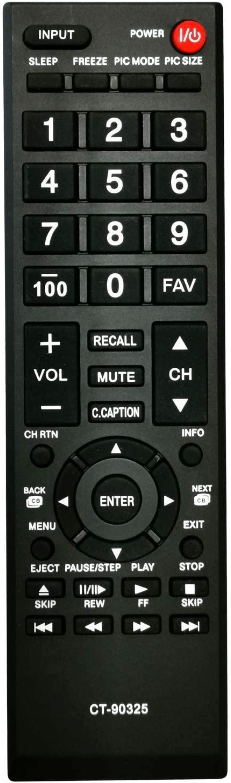 Toshiba TV Universal Remote