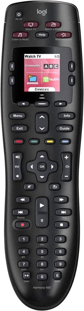 Logitech Harmony 665 - Best remote for Amazon Prime