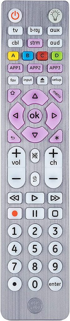 GE 6-Device Backlit Universal Remote