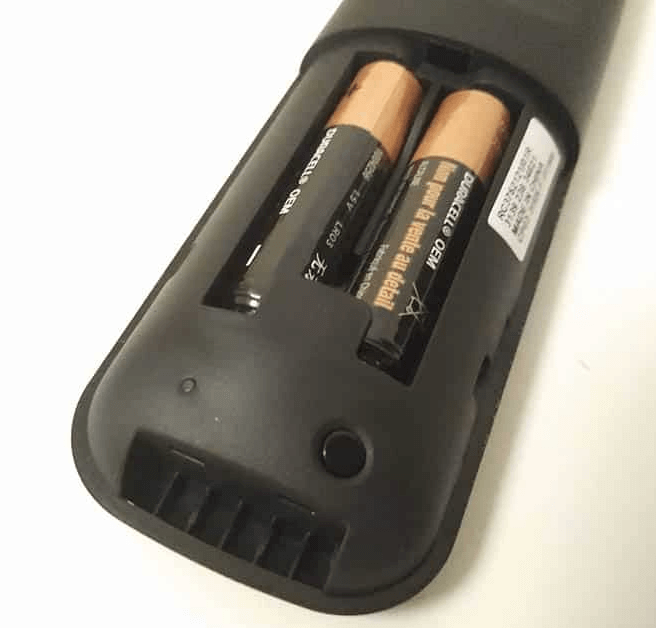 Replace the Now TV remote batteries