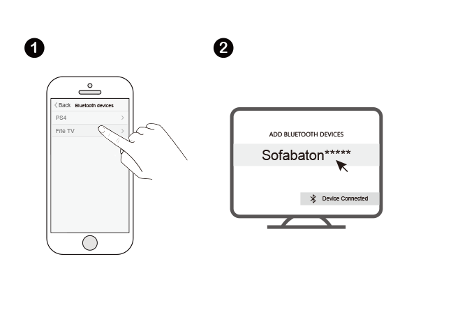 Add Bluetooth devices to SofaBaton app