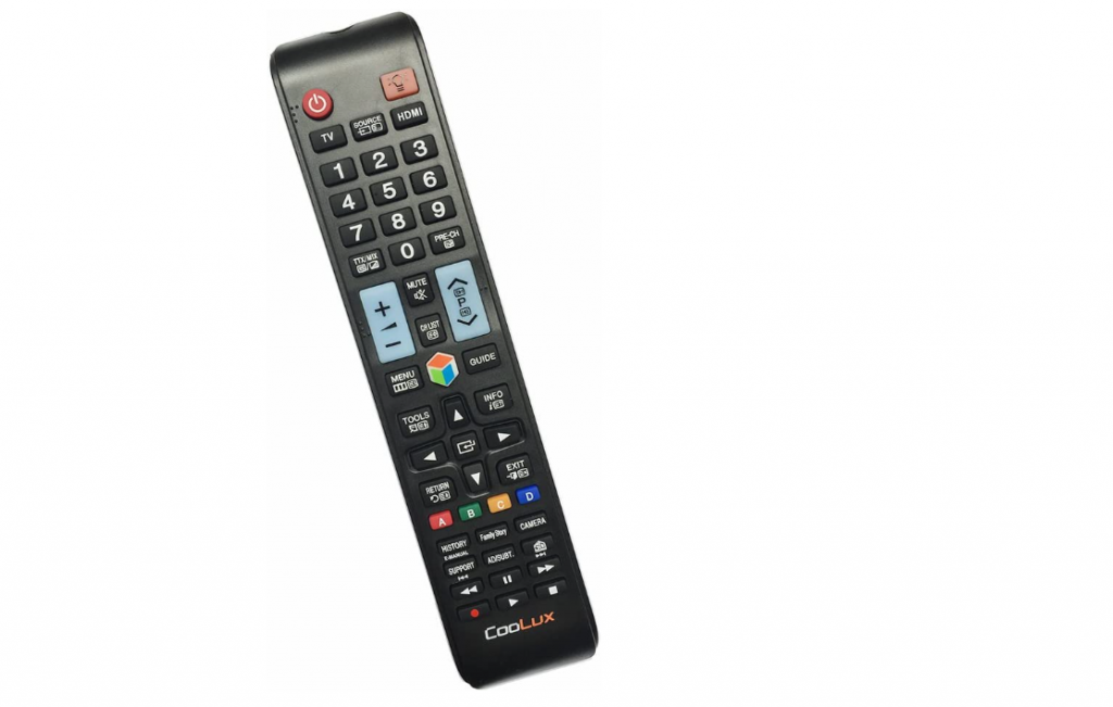 CooLux Universal Samsung TV remote is one of the best alternative remote for Samsung TV