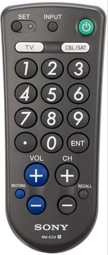 Best Remote for Seniors (Elderly) -Sony Universal Remote Control 