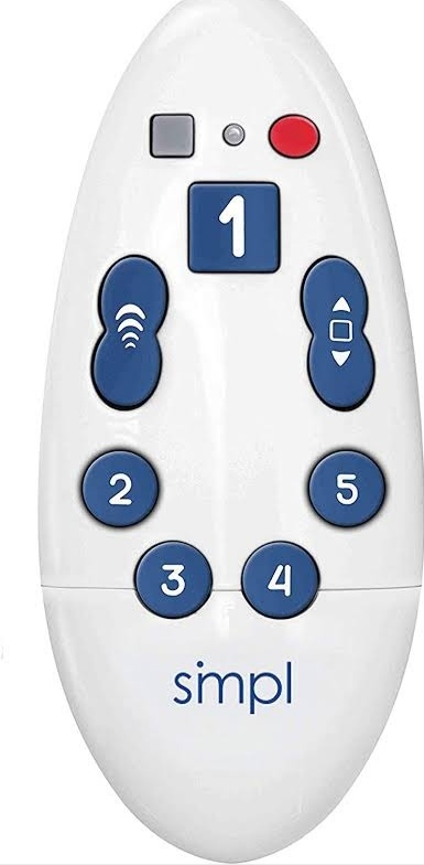 Best Remote for Seniors (Elderly)-SMPL Universal Large Button TV Remote