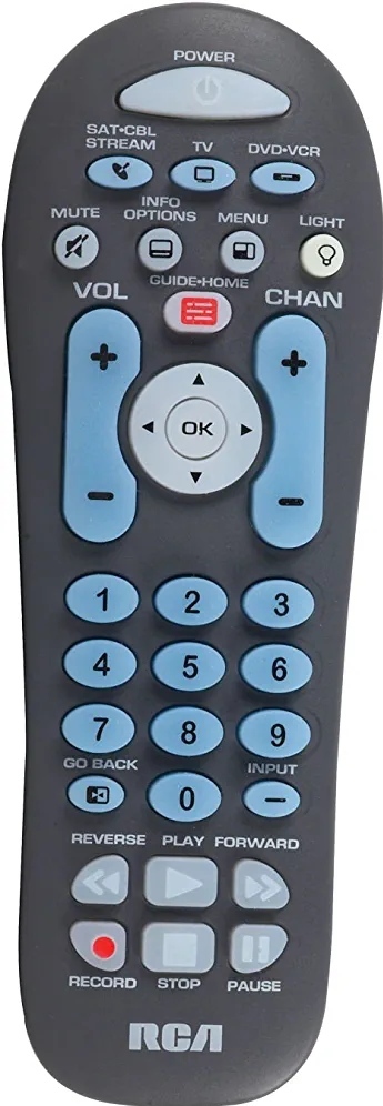  RCA RCR314WZ 3- Device Big Button Remote