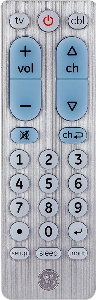 Best Remote for Seniors (Elderly) - GE Big Button Universal Remote