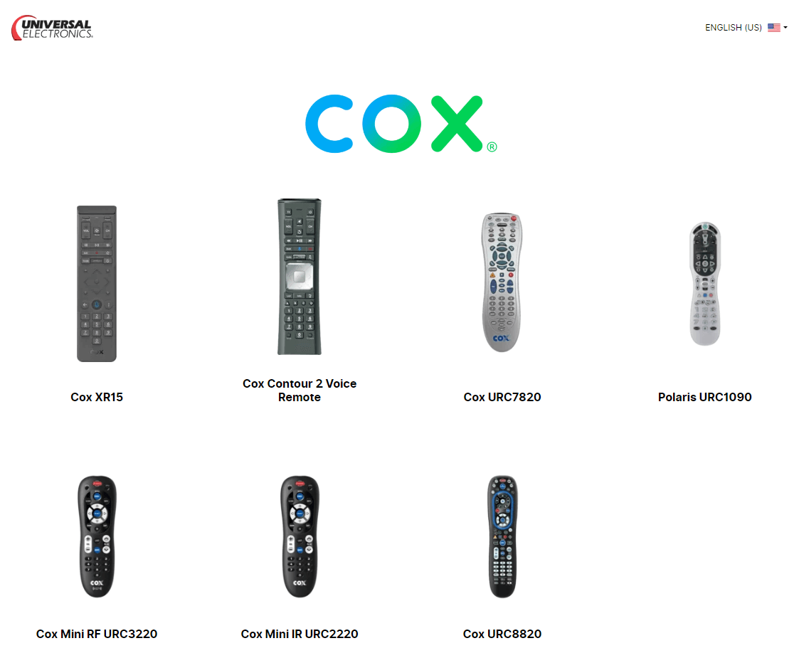 Replace the new Cox Remote