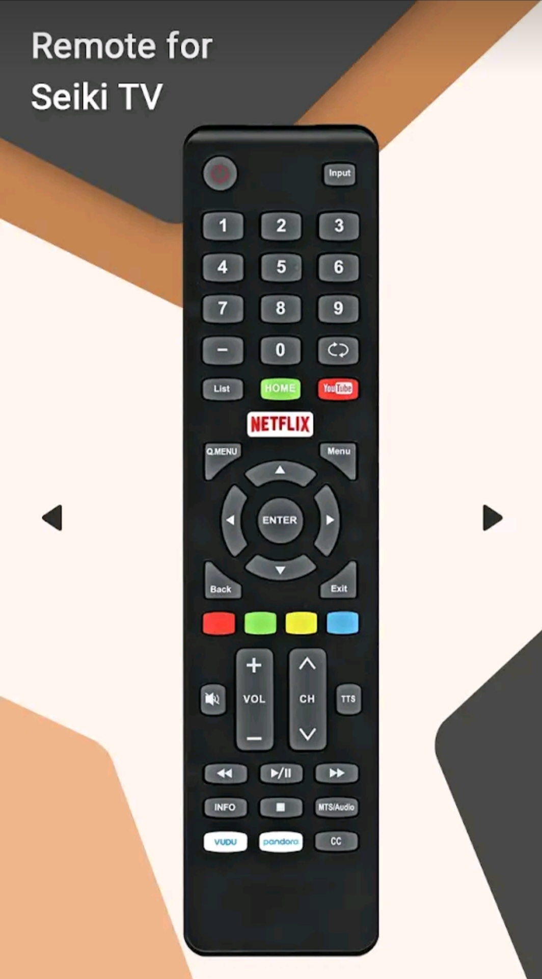 Use remote for Seiki TV  to Connect Seiki TV to WiFi Without Remote