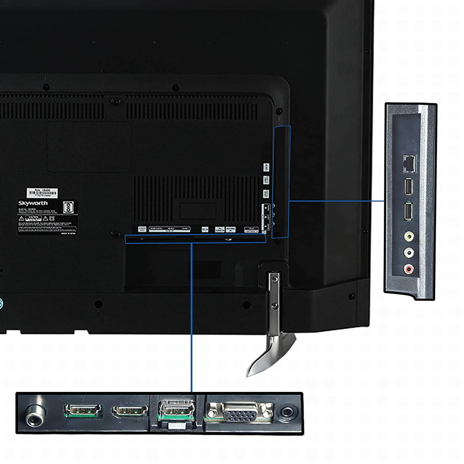 Connect Skyworth TV to the Internet using Ethernet Cable