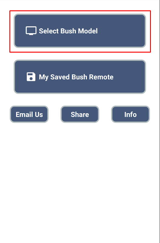 Click the Select Bush Model button