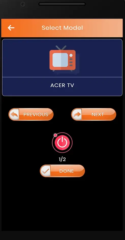 Acer TV Remote App