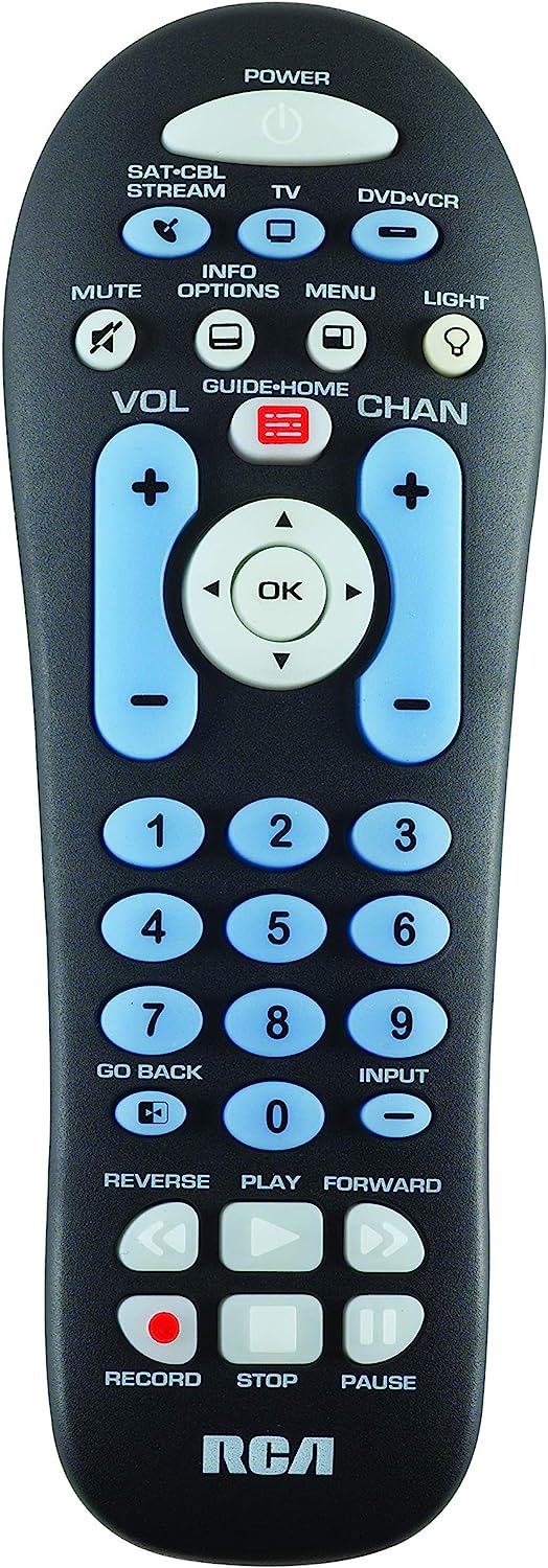 RCA Big Button Three-Device Universal Remote