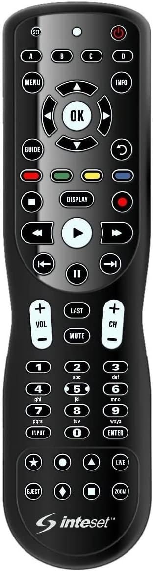Inteset 4-in-1 Universal Backlit Remote