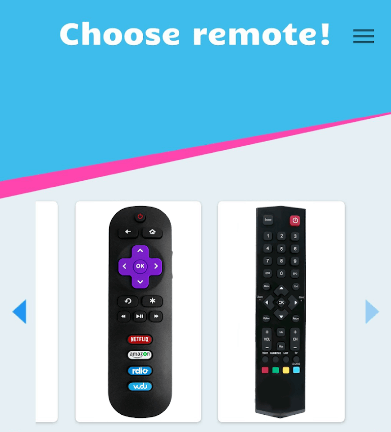 Select the remote model