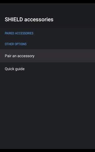 Pair an accessory on SHIELD accessories