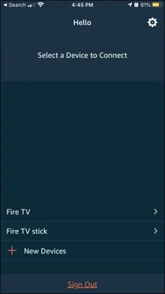 Select your Element Fire TV