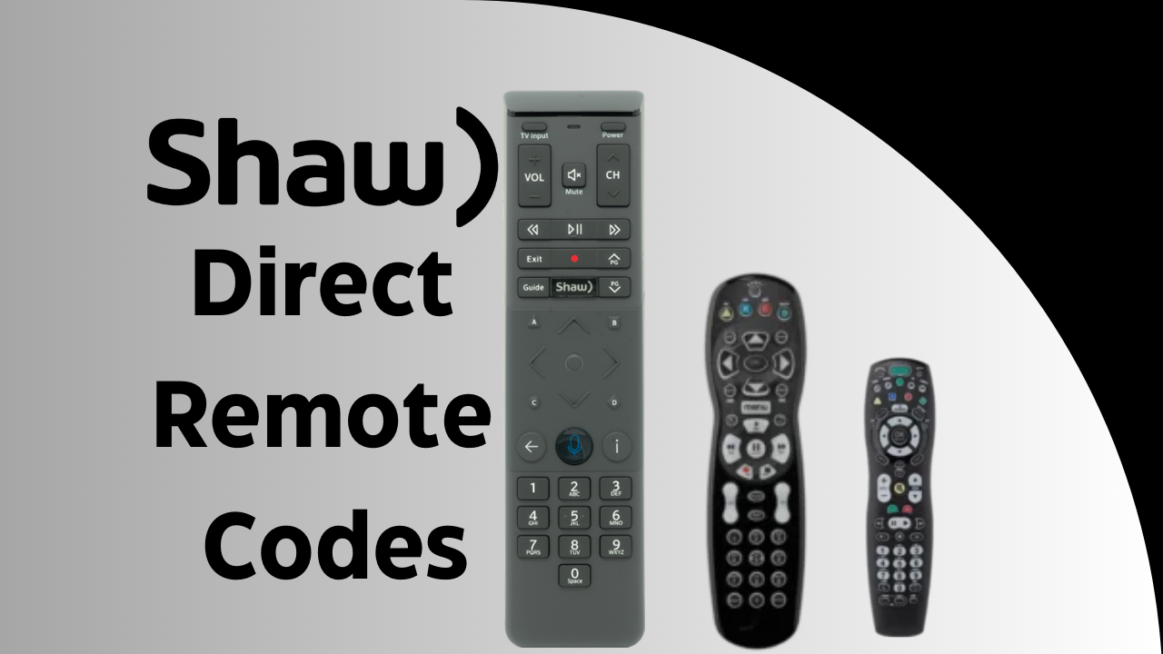 Shaw Direct Remote Codes
