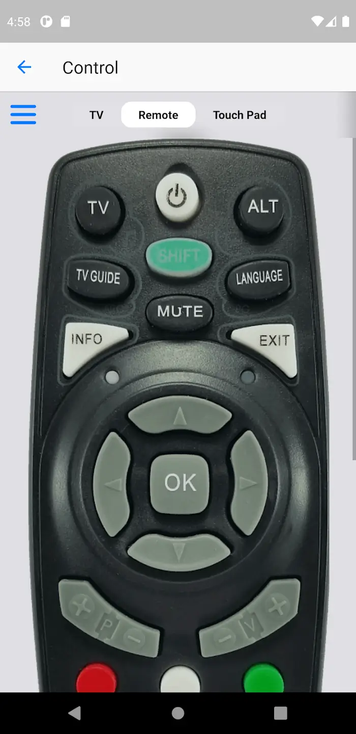 select the Remote option 