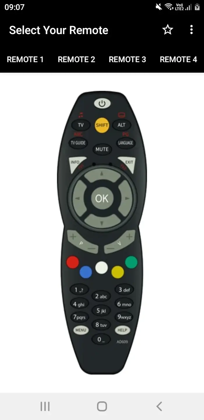 Choose the appropriate remote model