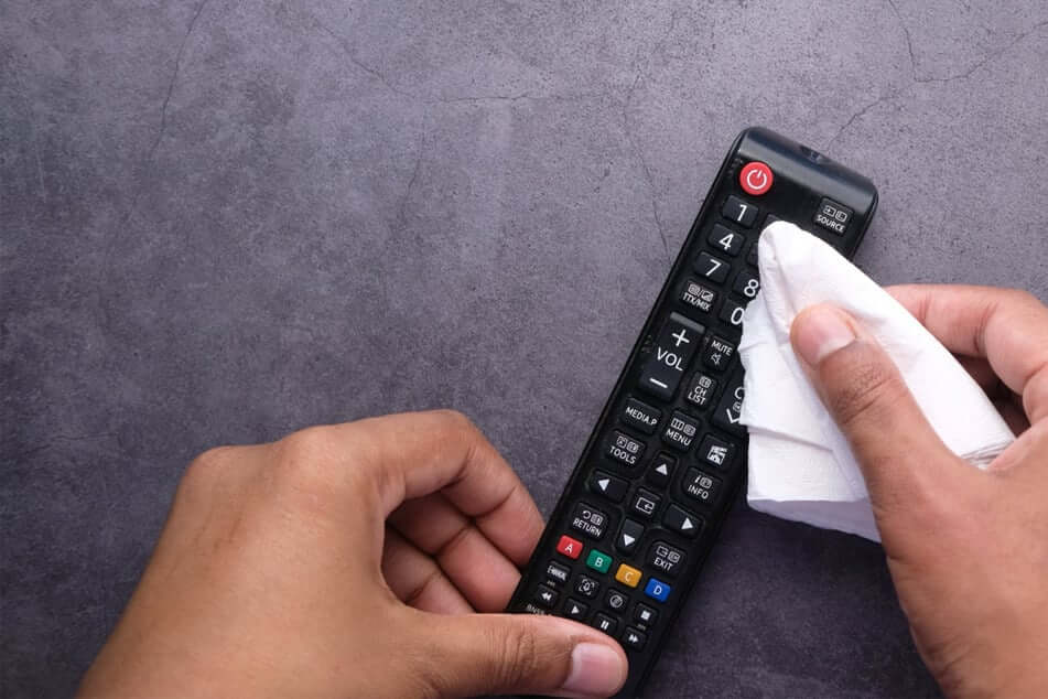 Kogan TV Remote Not Working-Try to Clean your Remote