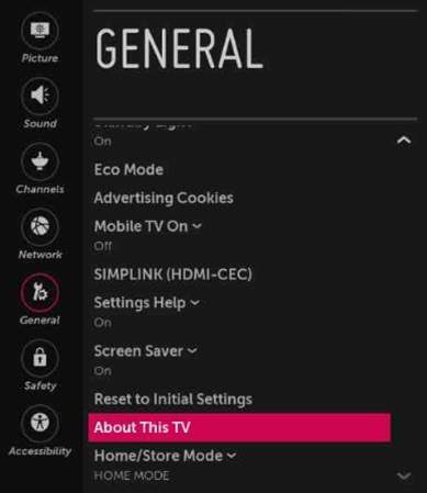 Update LG TV Firmware to fix the remote volume not working issue