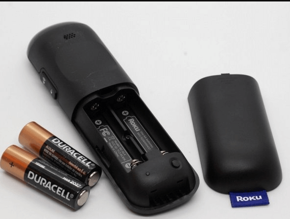 Change the Batteries on Roku Remote if the Volume button is not working