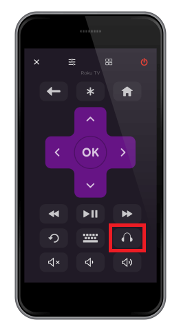 Disable Private Listening on Roku App