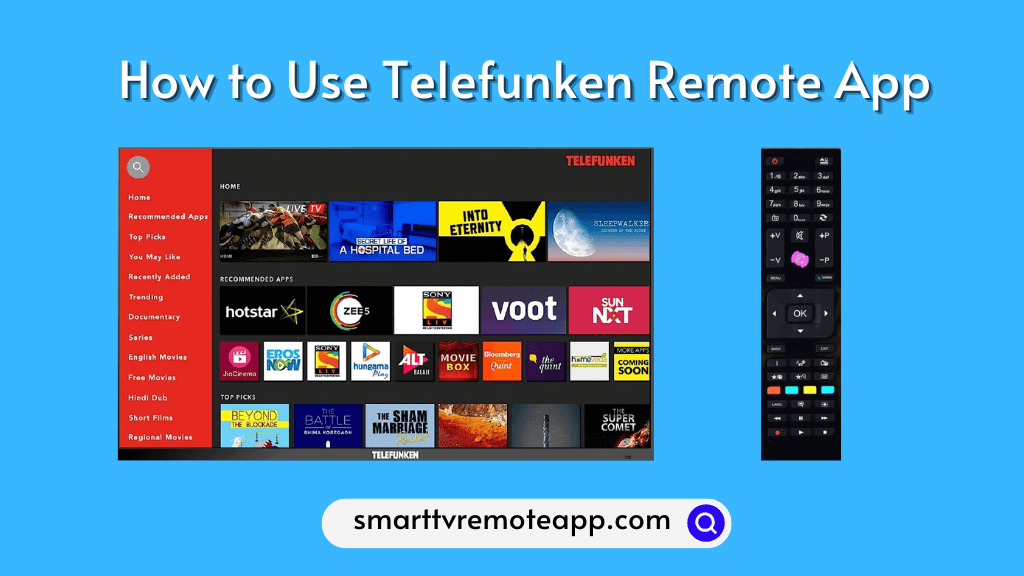 How to Use Telefunken Remote App-feature
