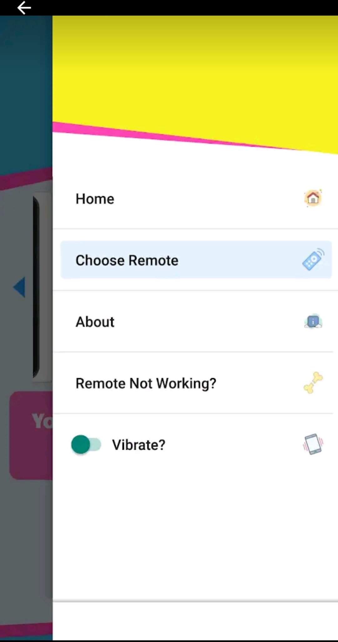  tap on Choose Remote option 