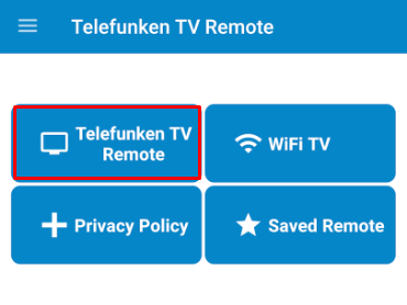 Telefunken TV Remote Control