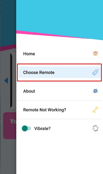 Select Choose Remote 